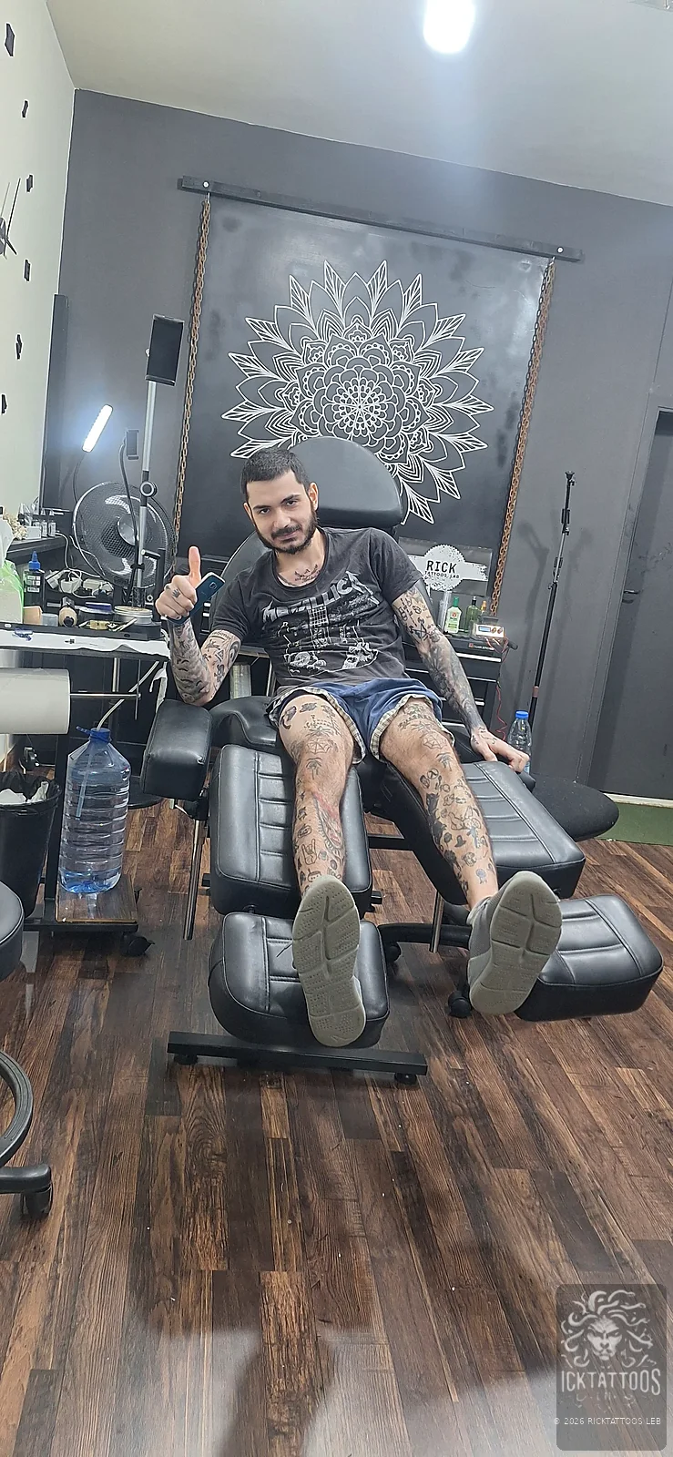 RickTattoos Beirut professional tattoo session